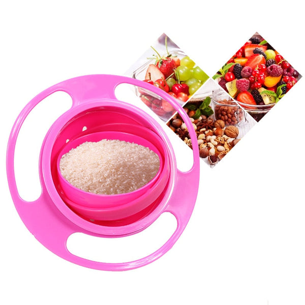 [FREE SHIPPING] 360 Degrees Rotatable Gyro Training Snack Bowl