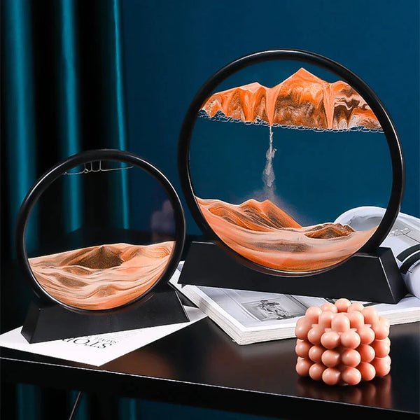 [FREE SHIPPING] 3D Hourglass Deep Sea Sandscape In Motion